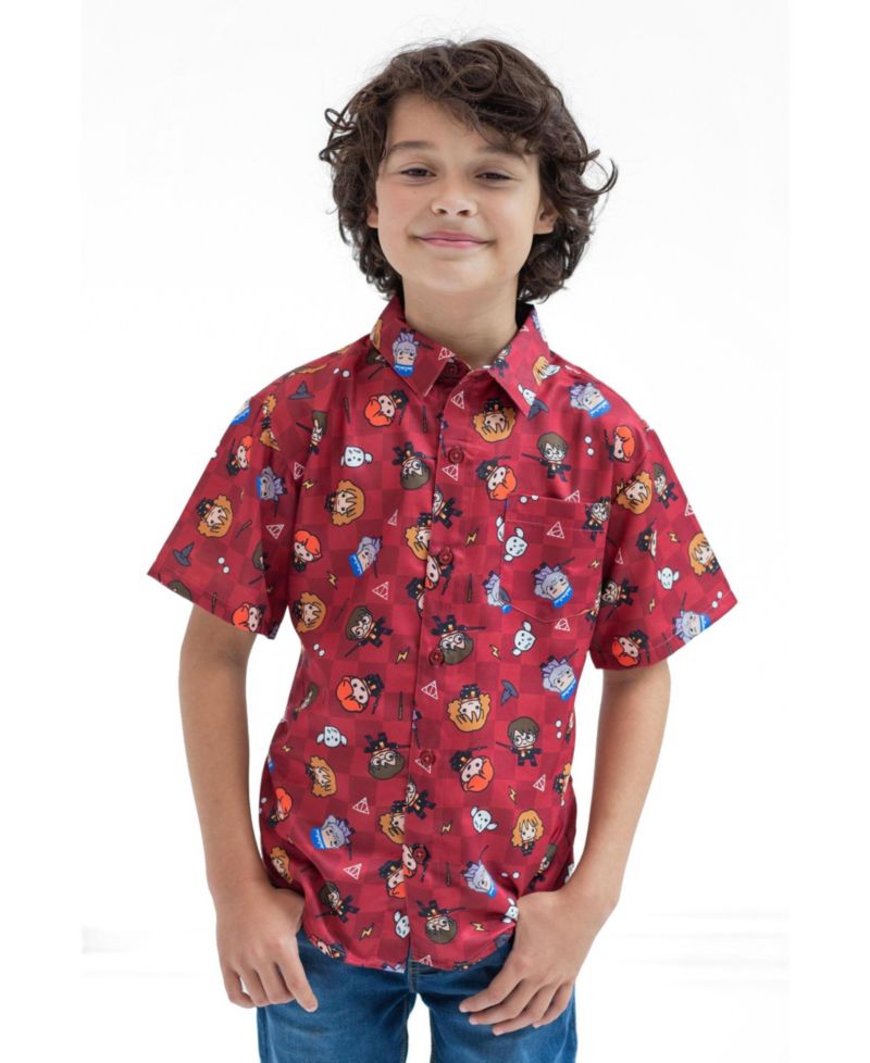 Boys' Short Sleeve Button Down Shirt