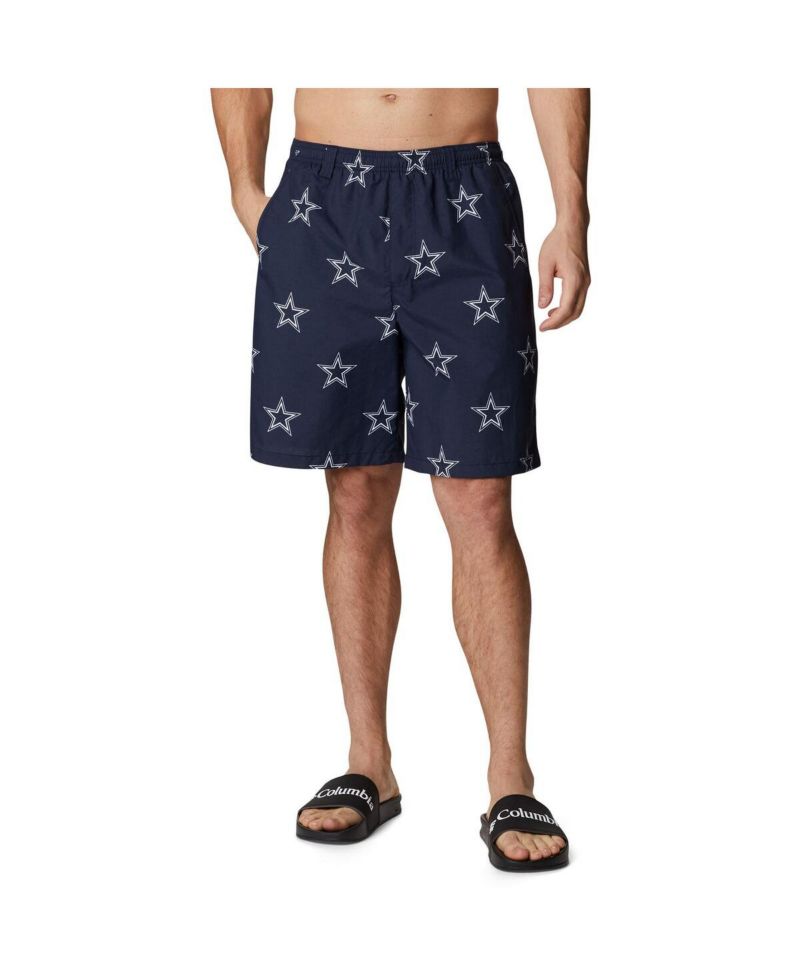 Men's Navy Dallas Cowboys Backcast III Printed Shorts