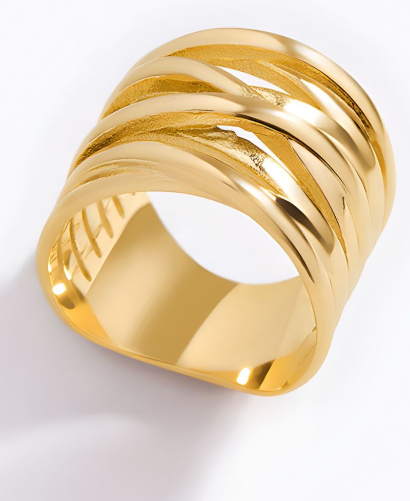 Wire Wrap Statement Ring