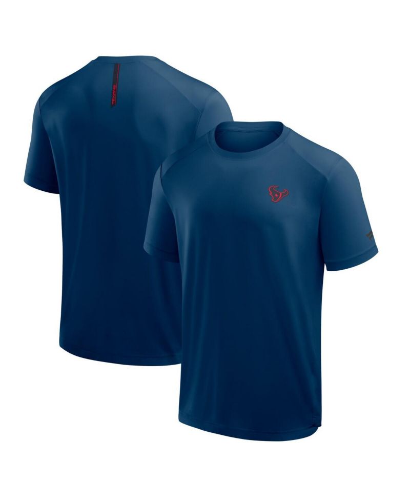 Men's Navy Houston Texans Front Office Move Mono T-Shirt