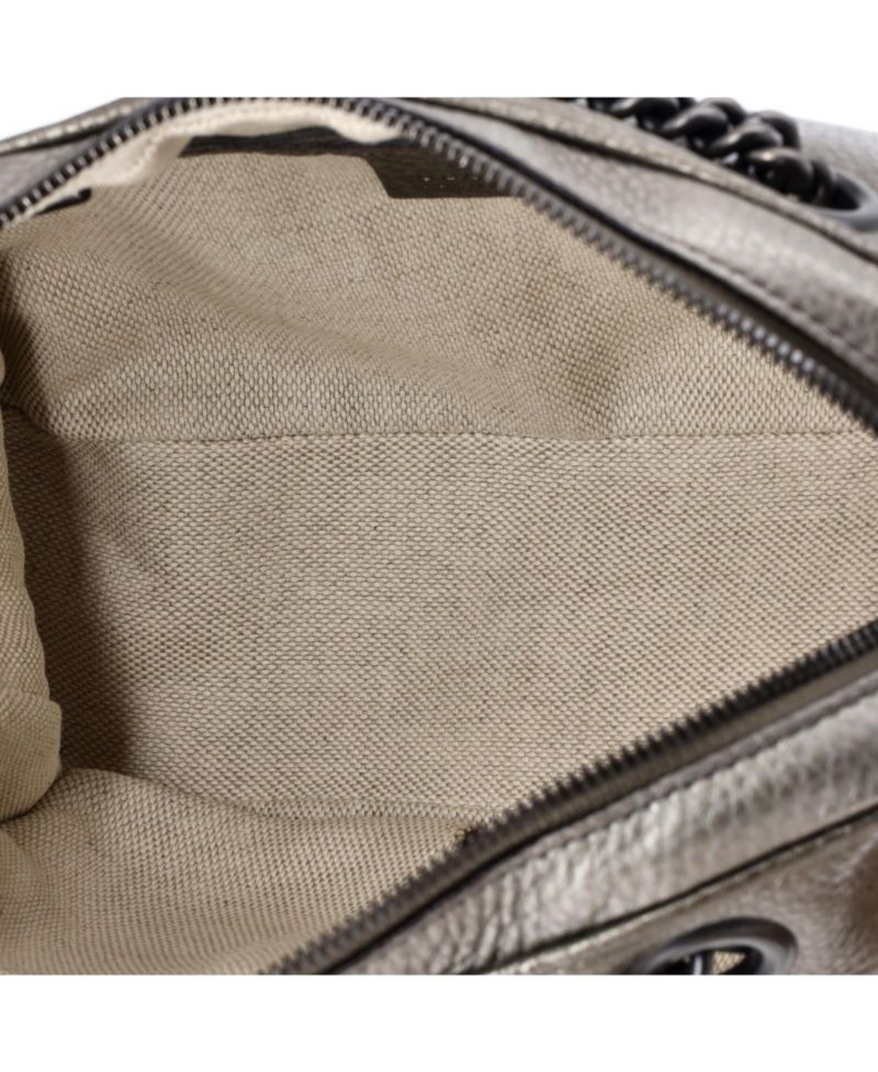 Small Soho Chain Zip Shoulder Bag Leather