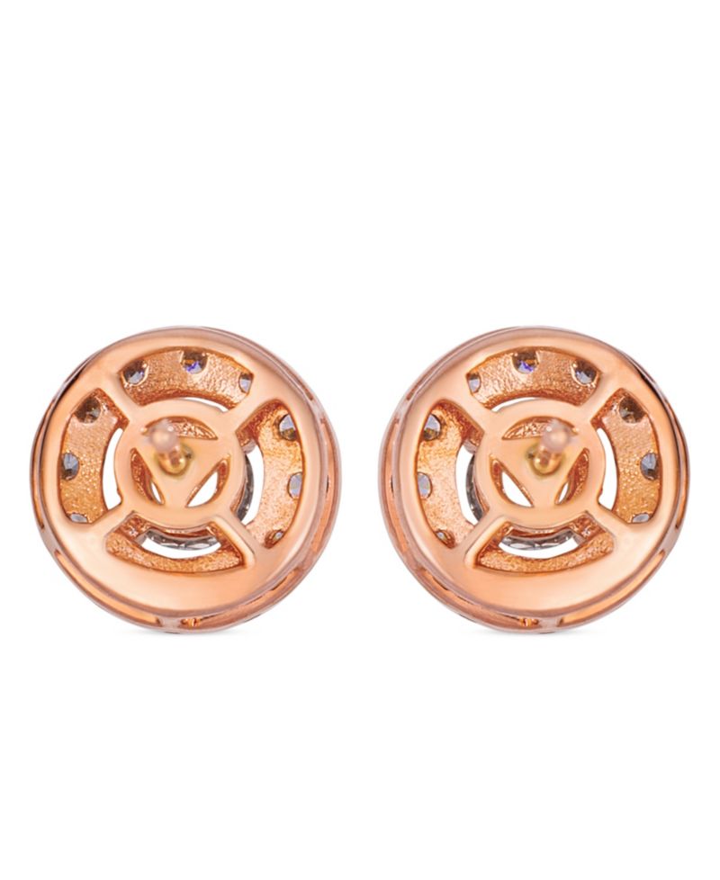 Nude Diamond (0.96 ct. t.w.) Earrings in 14k Strawberry Gold
