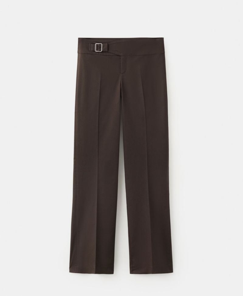 Women's Belt Straight-Fit Pants