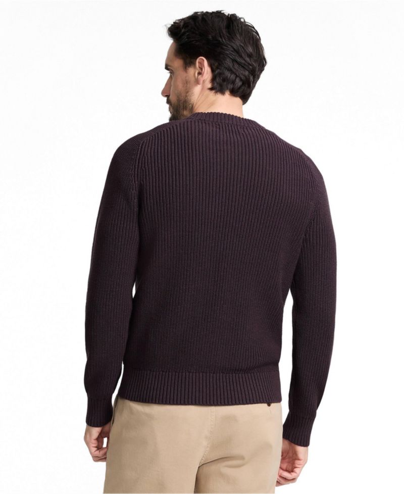 Men's Cotton Drifter Saddle Crewneck Shaker Sweater