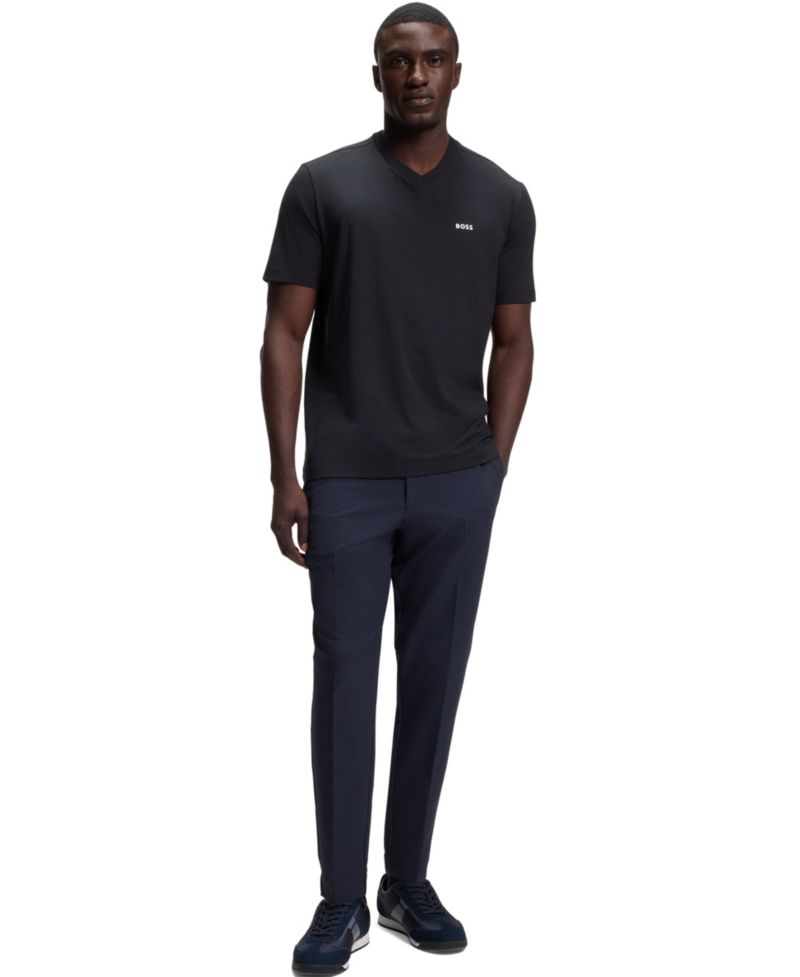 Men's Contrast Logo Regular-Fit T-Shirt