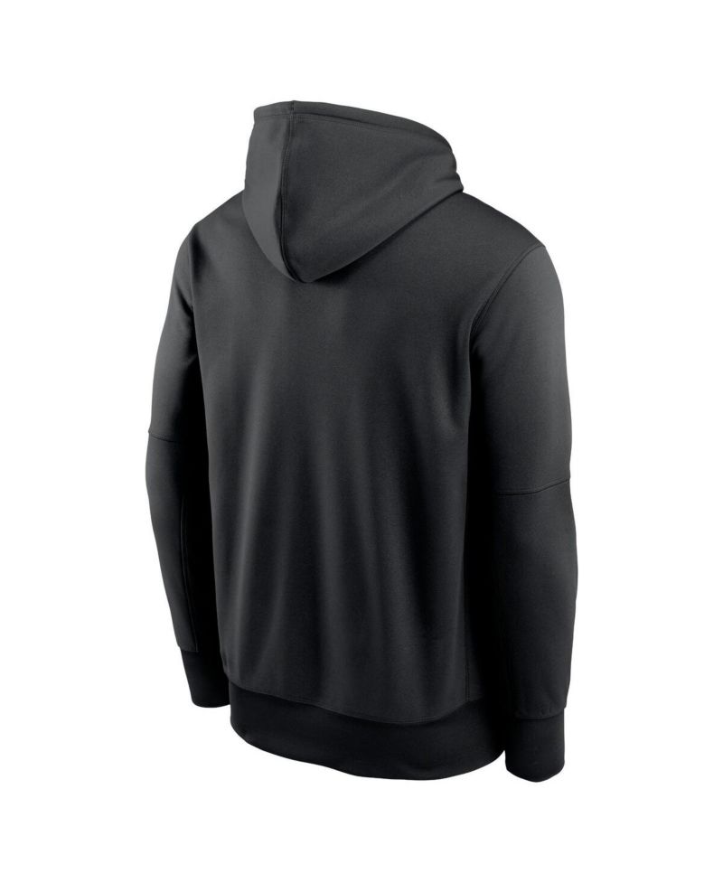 Men's Black Cincinnati Bengals Performance Pullover Hoodie