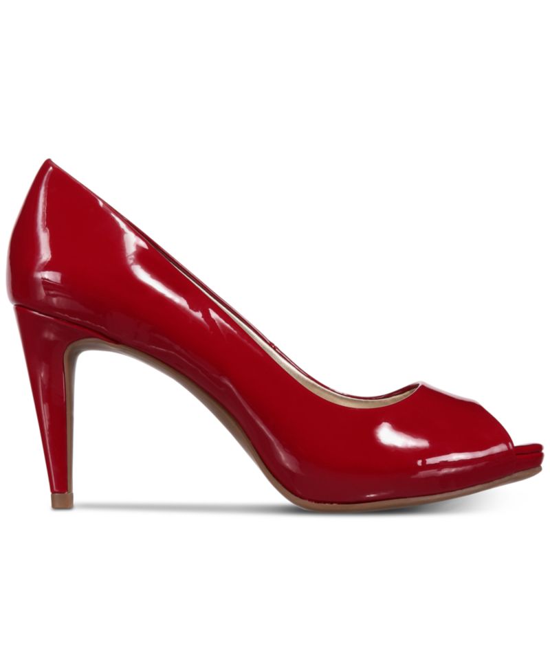 Women's Rainaa Peep Toe Platform Stiletto Pumps