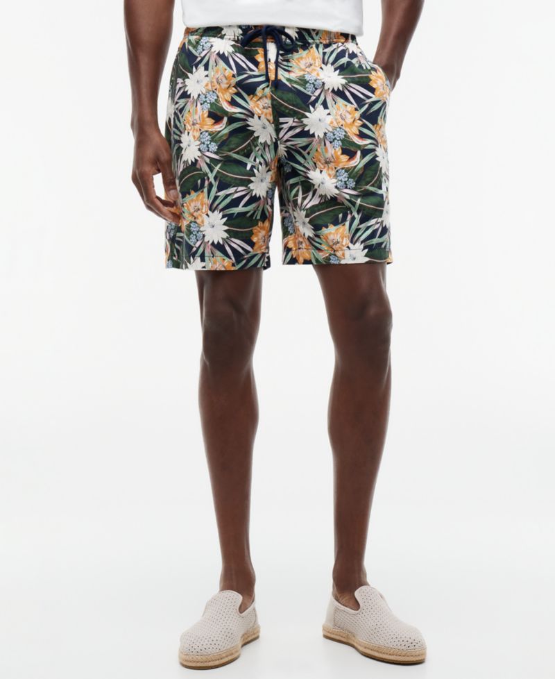 Men's Dover Regular-Fit 8" Floral Drawstring Shorts