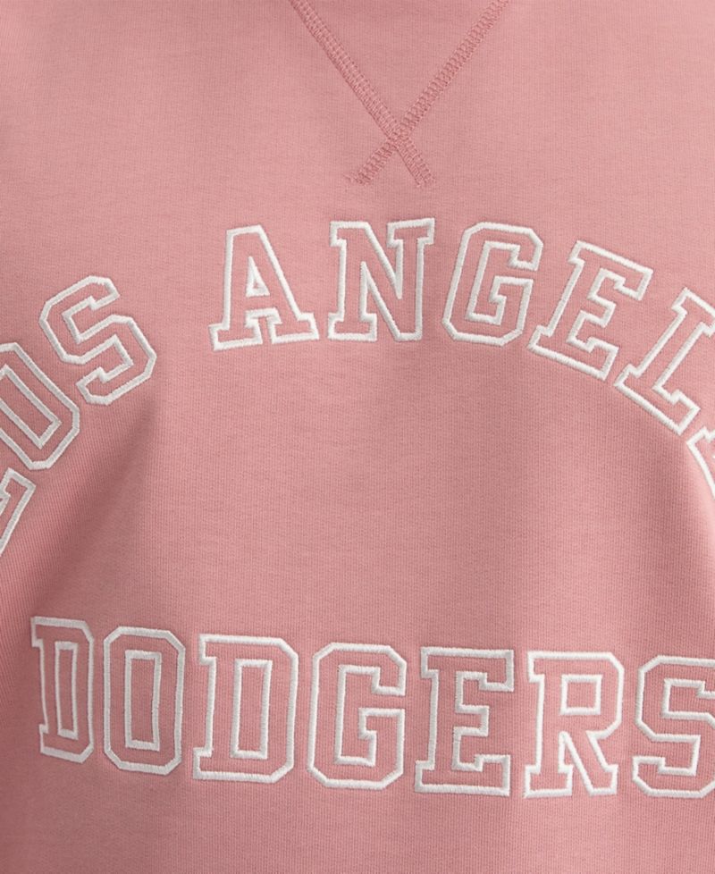 Men's Los Angeles Dodgers Iconic Relaxed-Fit Long-Sleeve Crewneck Sweatshirt