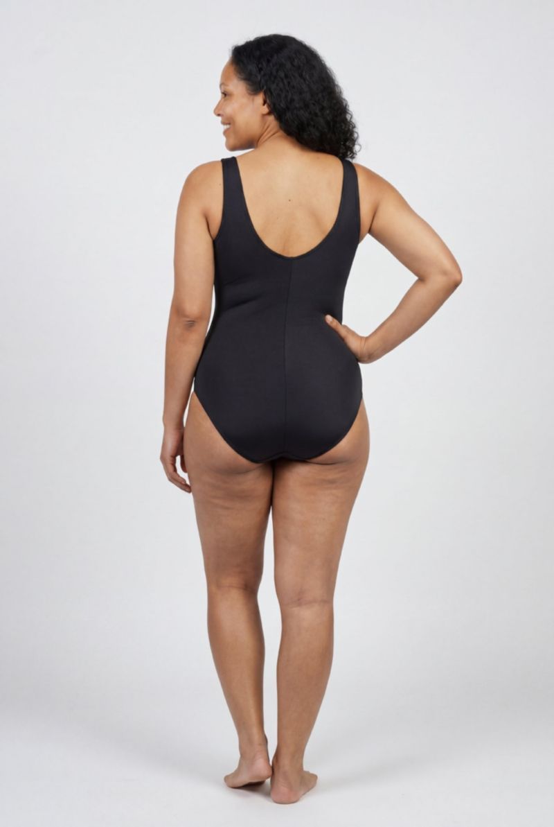 Women's Chlorine Resistant Tank One Piece Swimsuit