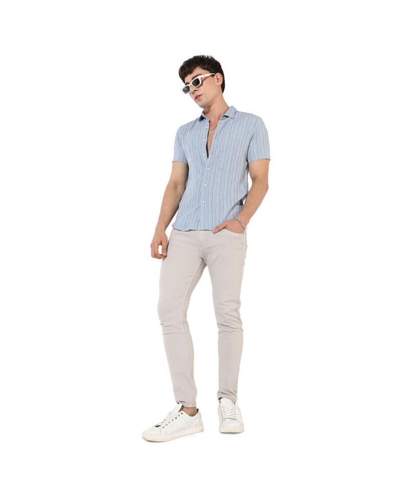Men's Textured Casual Shirt
