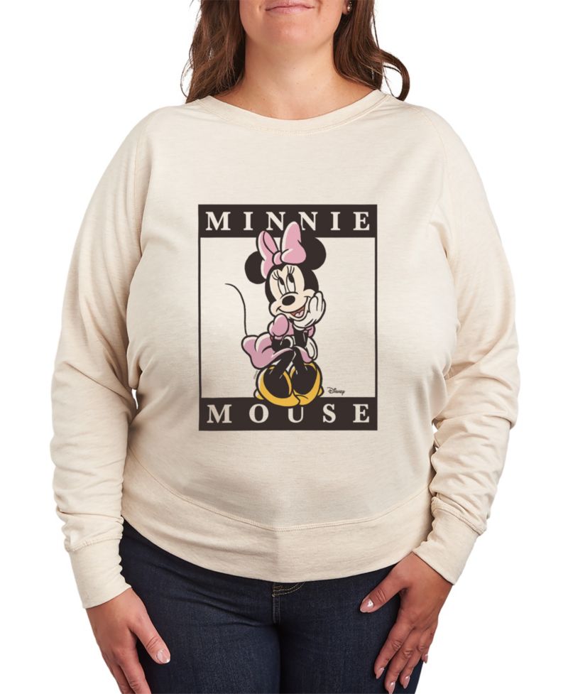 Plus Size Disney Minnie Mouse Graphic Pullover T-shirt