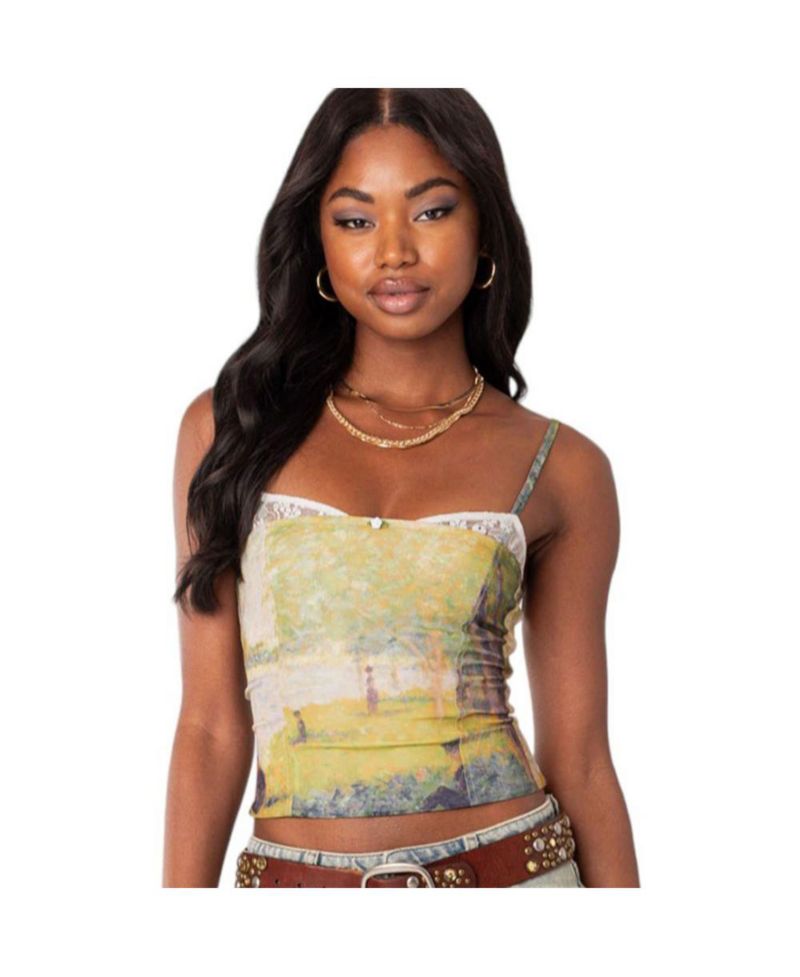 Women's Picture perfect lace bra top
