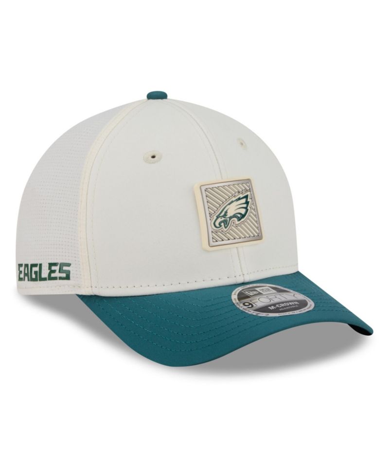 Men's Cream/Midnight Green Philadelphia Eagles 2026 NFL Training Camp 9FORTY Adjustable Hat