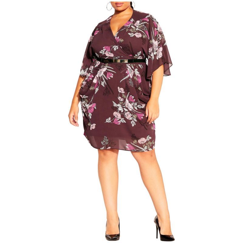 Plus Size Lila Mini Dress