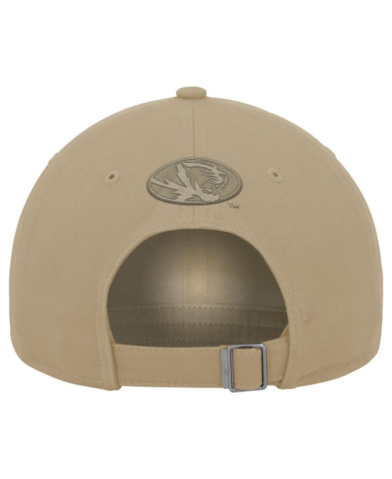 Men's Beige Missouri Tigers Club Adjustable Hat