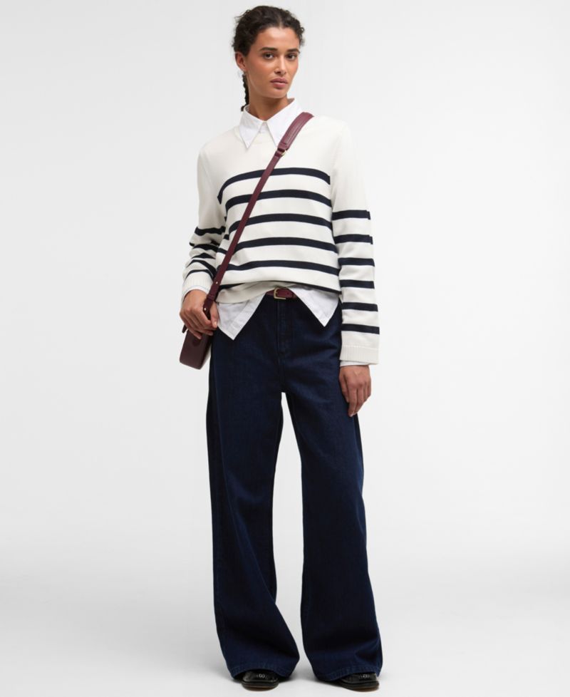 Women's Fern Knitted Stripe Jumper