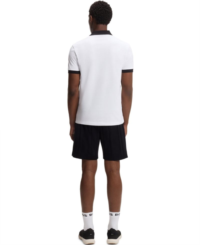 Men's Paddy Germany Country Flag Trim Polo Shirt