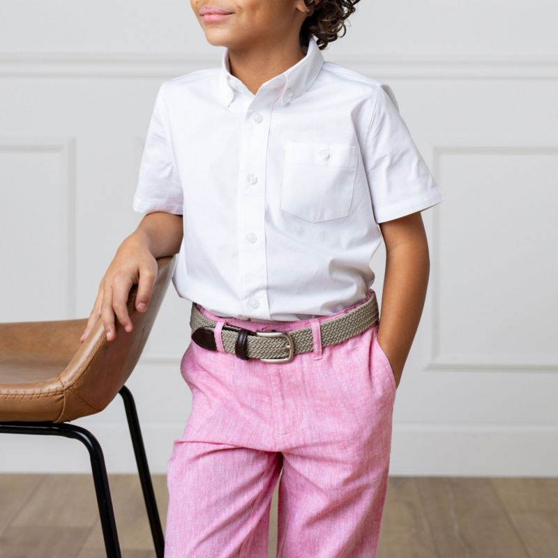 Toddler Boys Hope and Henry Heirloom Linen Suit Pant