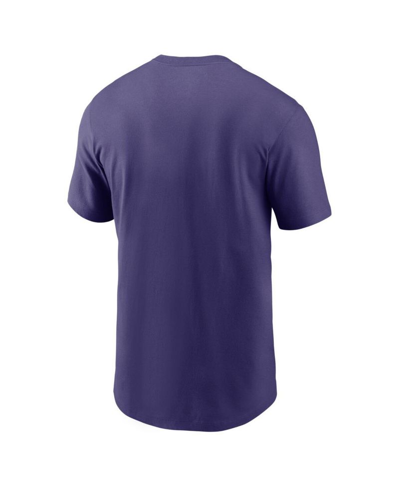 Men's Purple Clemson Tigers Palmetto C T-Shirt