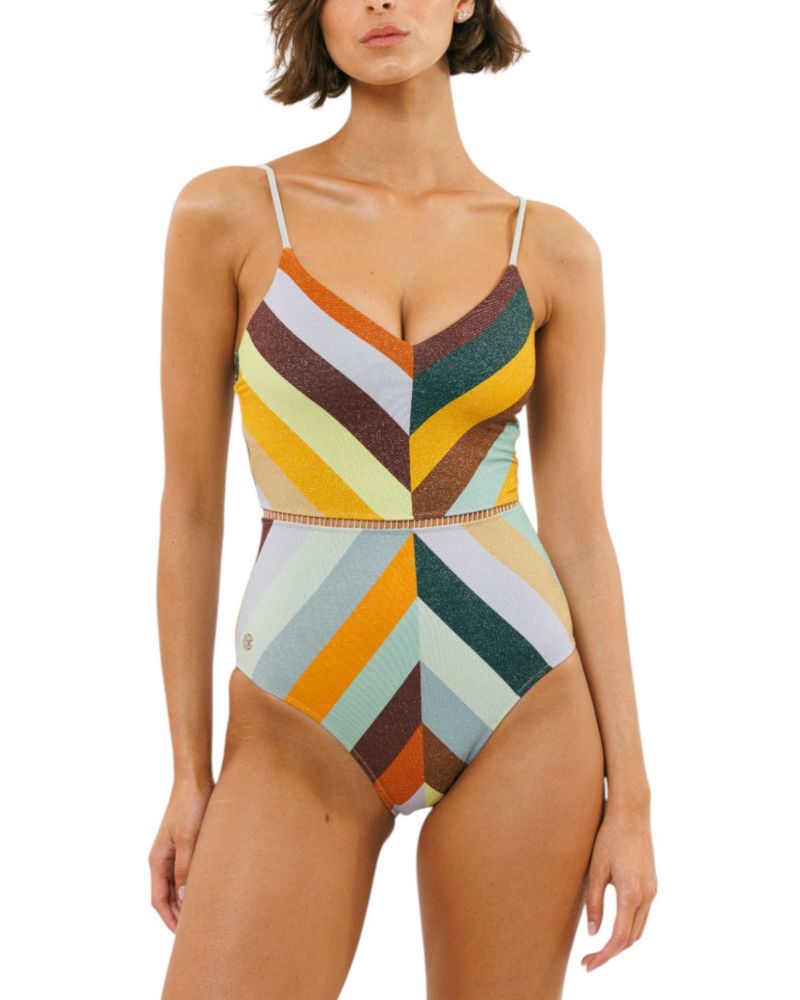 Women's Arava Stripes One Piece Swimsuit