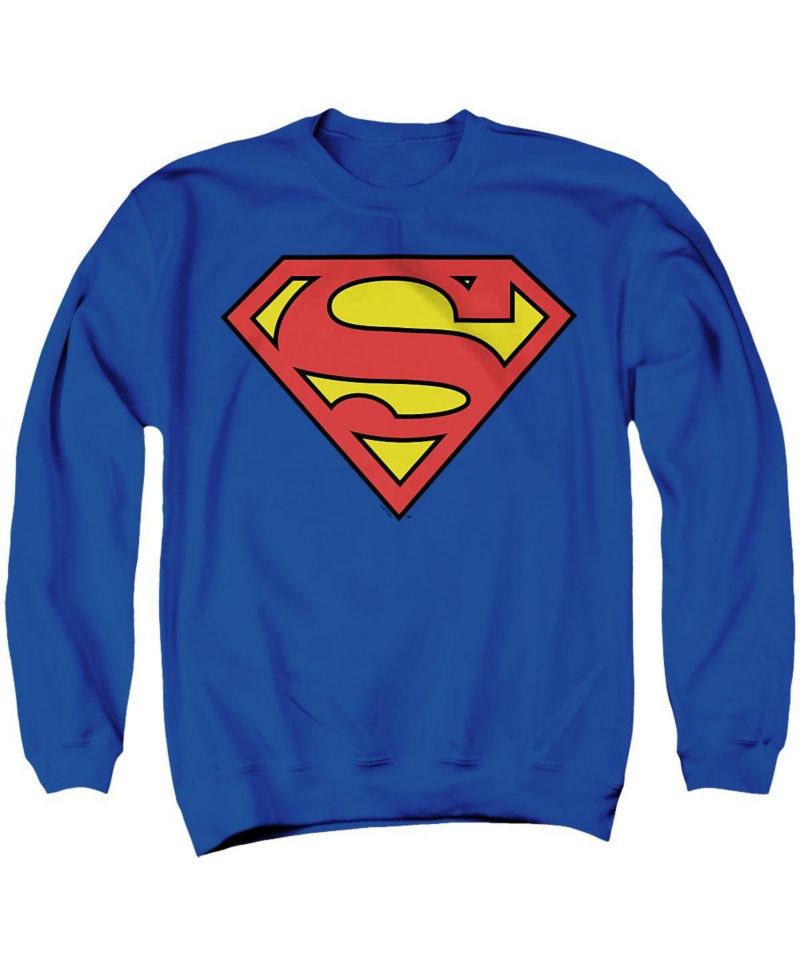 Men's Classic Logo Graphic Crewneck Pullover Sweatshirt