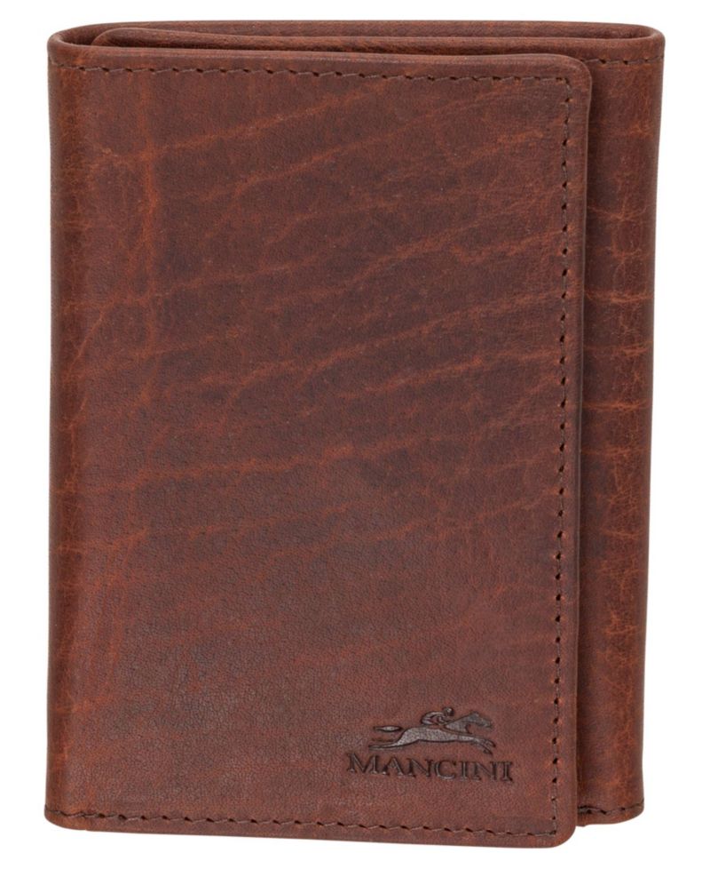 Men's Buffalo RFID Secure Trifold Wallet