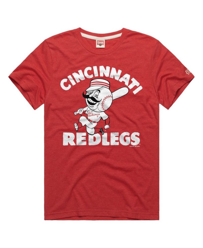 Men's Red Cincinnati Reds Tri-Blend Hyperlocal T-Shirt