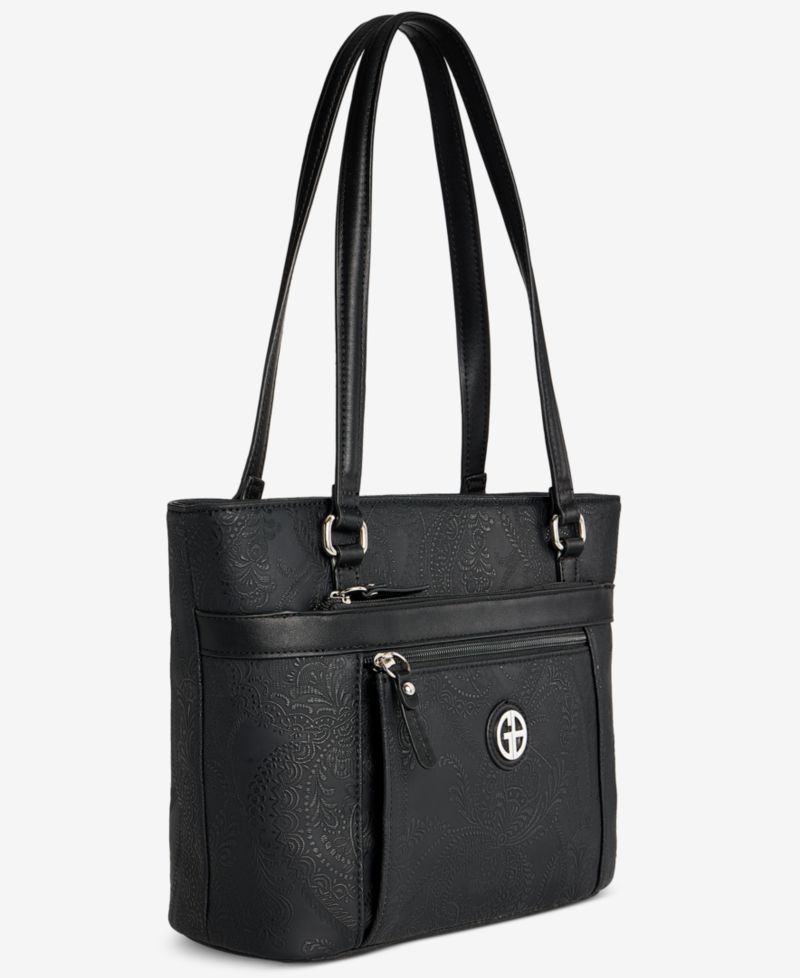 Paisley Deboss Promo Tote