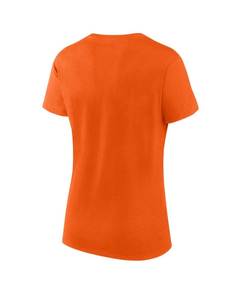 Women's Orange Philadelphia Flyers Launch Scoop Neck T-Shirt
