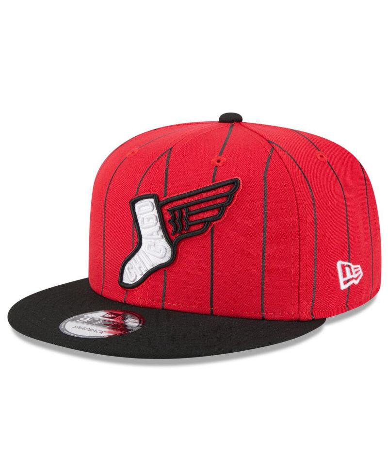 Men's Red/Black Chicago White Sox 2025 City Connect 9FIFTY Snapback Hat