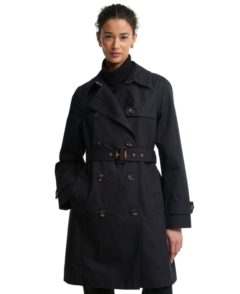 Women's Greta Double-Breasted Belted Trench Coat