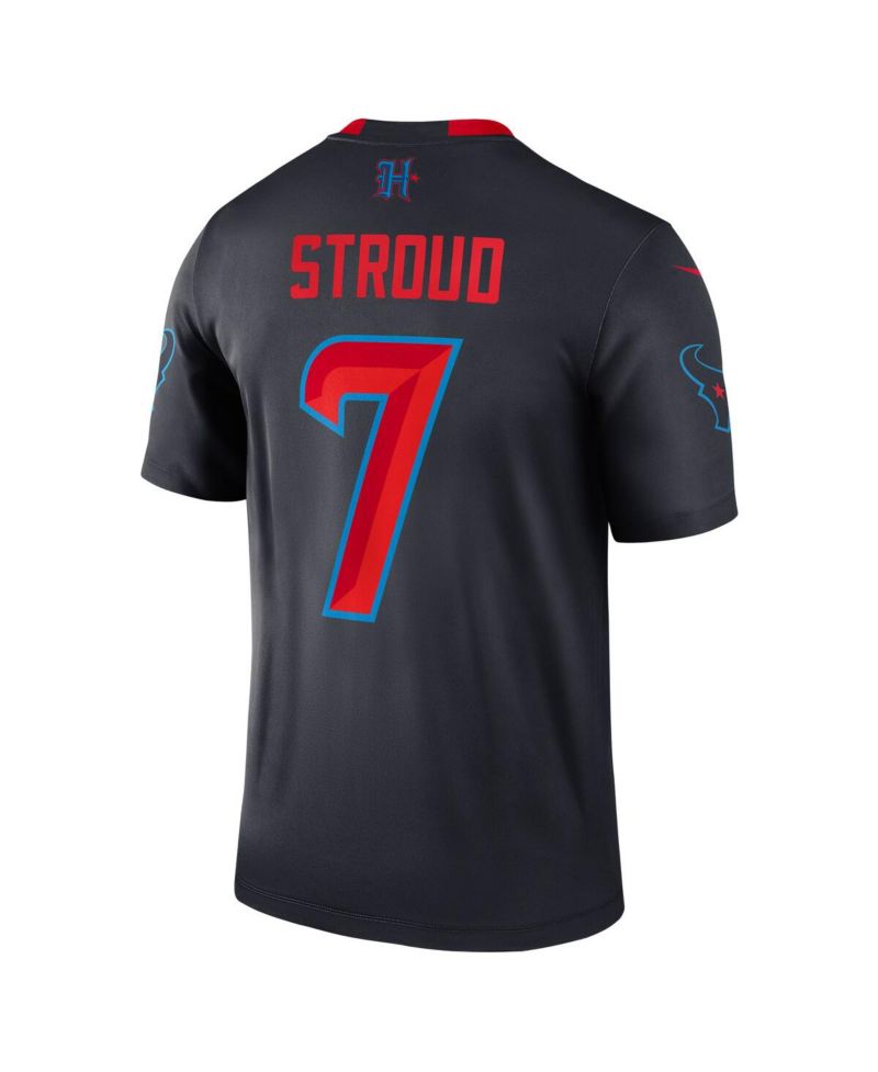 Men's C.J. Stroud Navy Houston Texans 2nd Alternate Legend Player Performance Top
