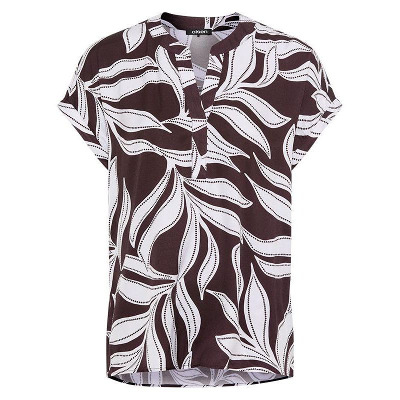 Women's Dotted Leaf Blouse