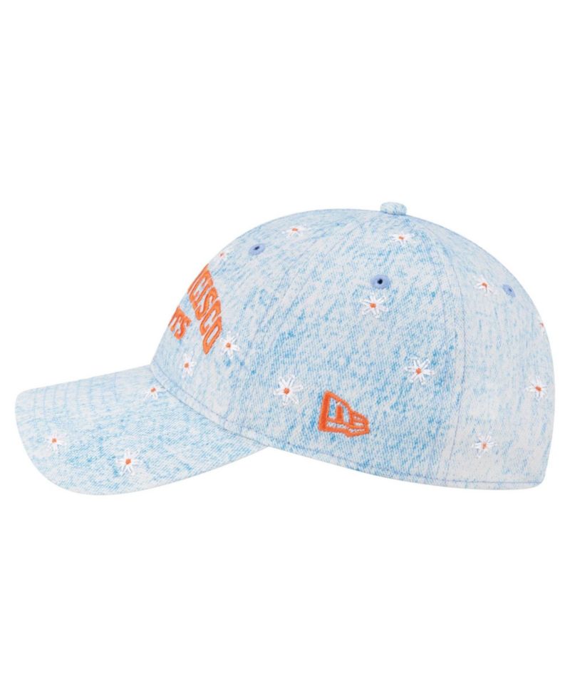 Women's Light Blue San Francisco Giants Daisy All Over 9TWENTY Adjustable Hat