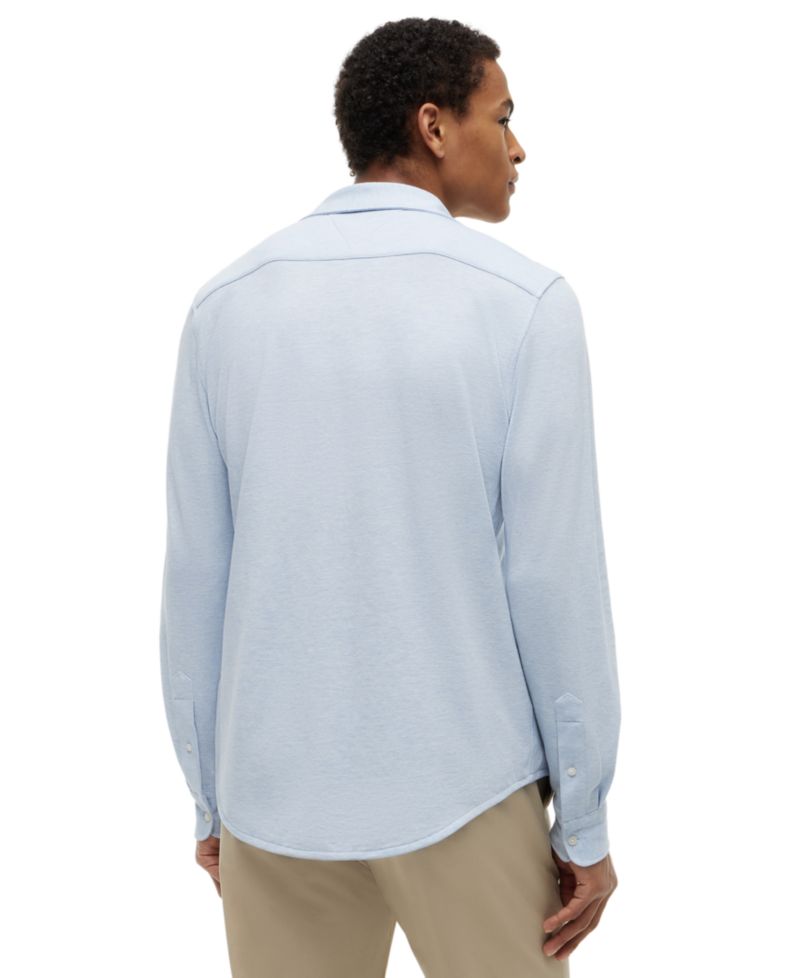 Men's Textured Knit Featherweight Shirt