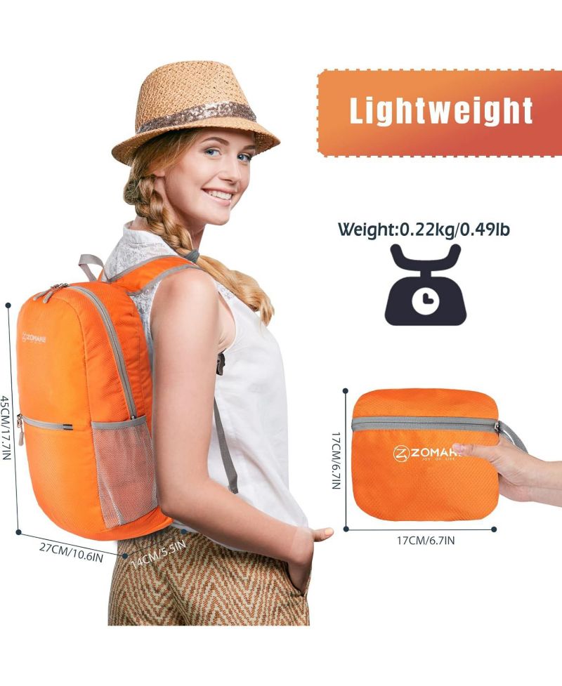 Ultra Lightweight Hiking Backpack 20L, Packable Small Backpacks Water Resistant Daypack for Women Men