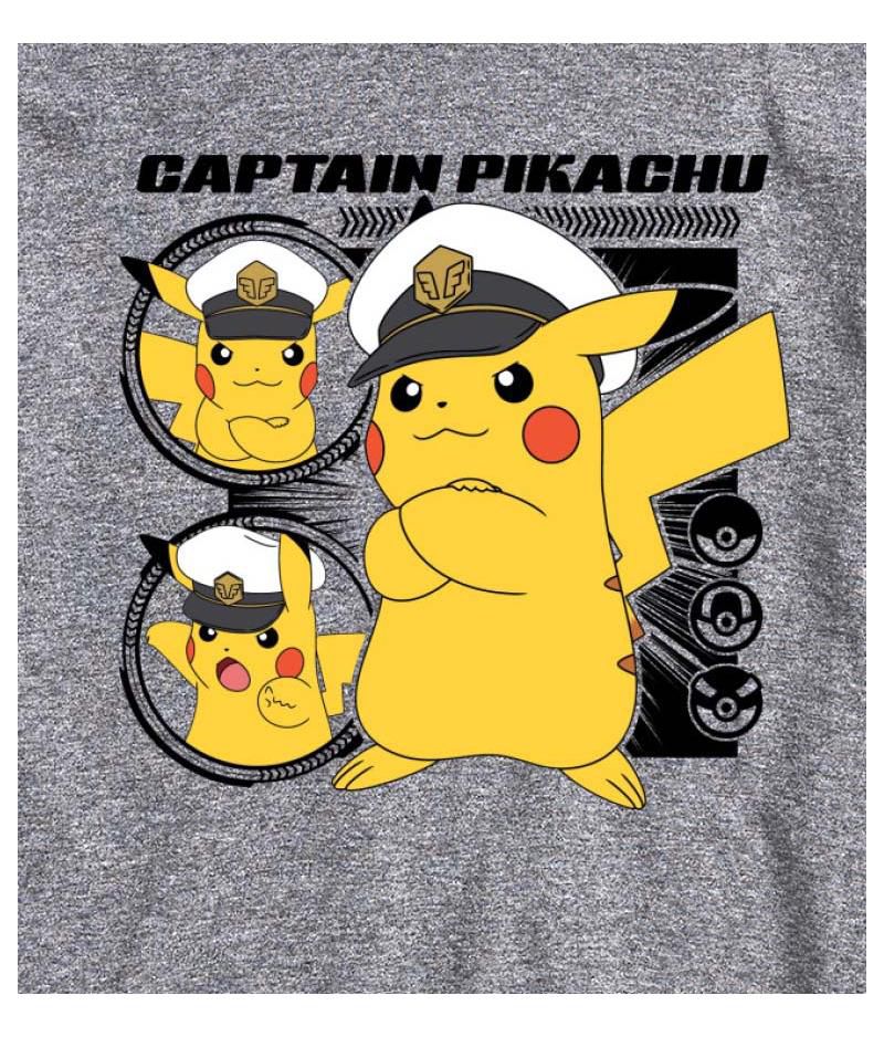 Hybrid Apparel Captain Pikachu Men's Short Sleeve Tee