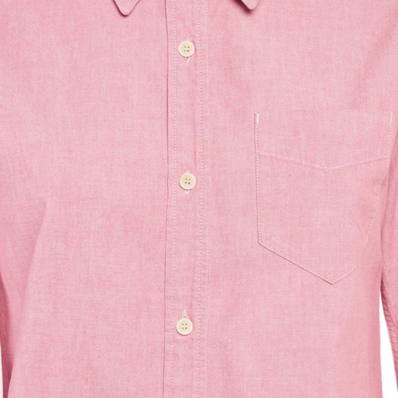 Women's Etoile Pink Cotton Long Sleeve Shirt