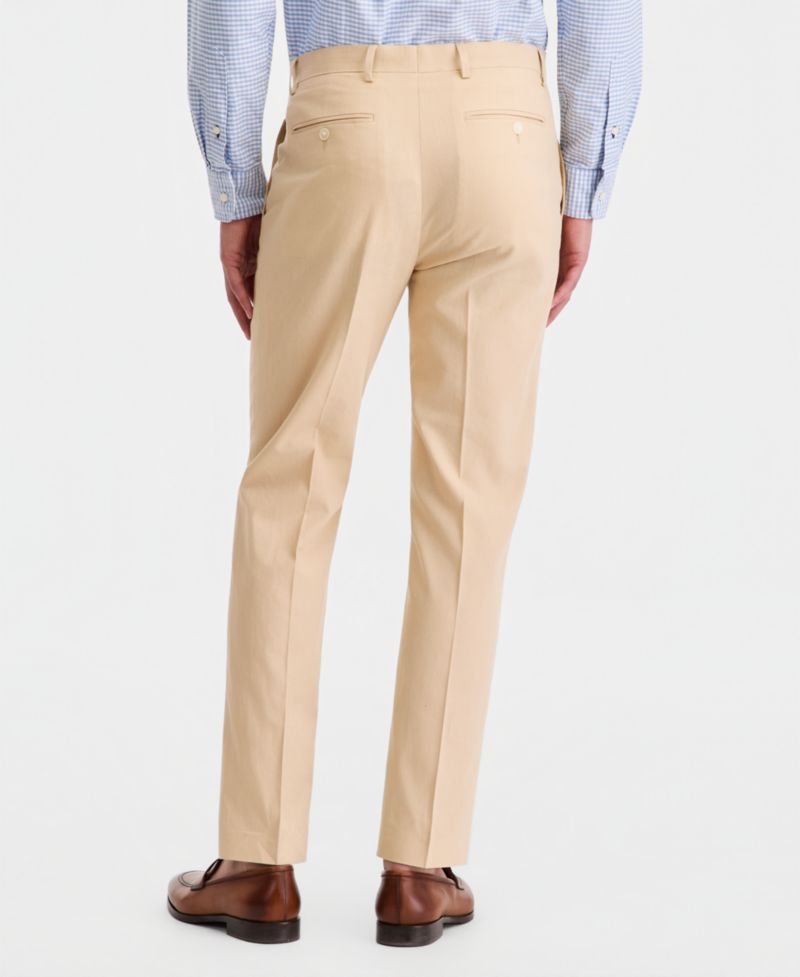 Men's Modern-Fit Linen Pants