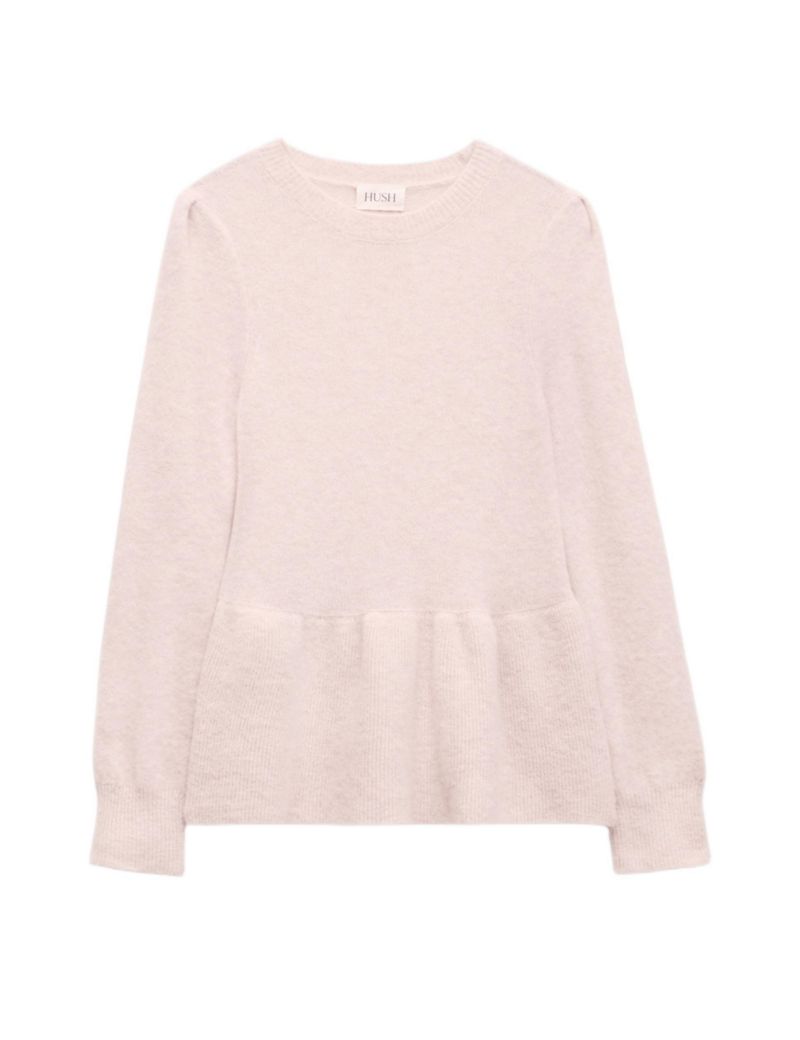 Women's Wool Blend Peplum Top