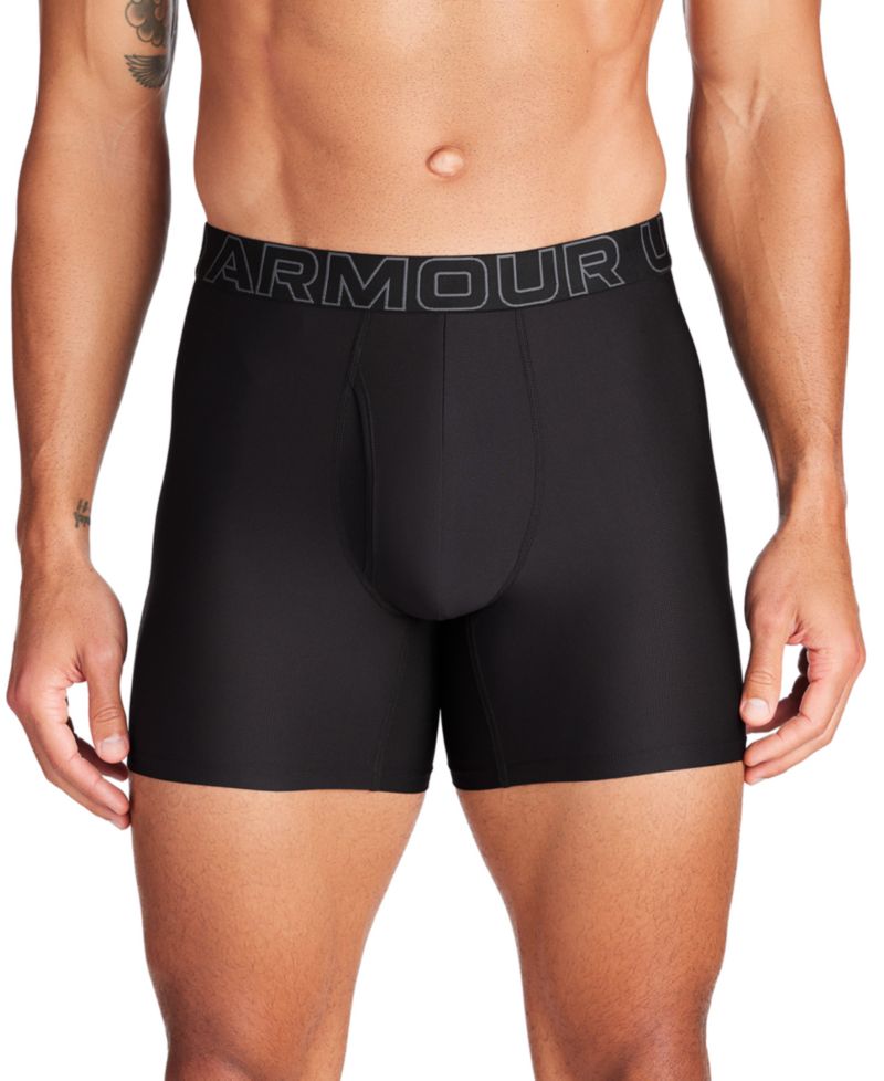 Men's 3-Pack Performance Tech Mesh 6" Boxer Briefs