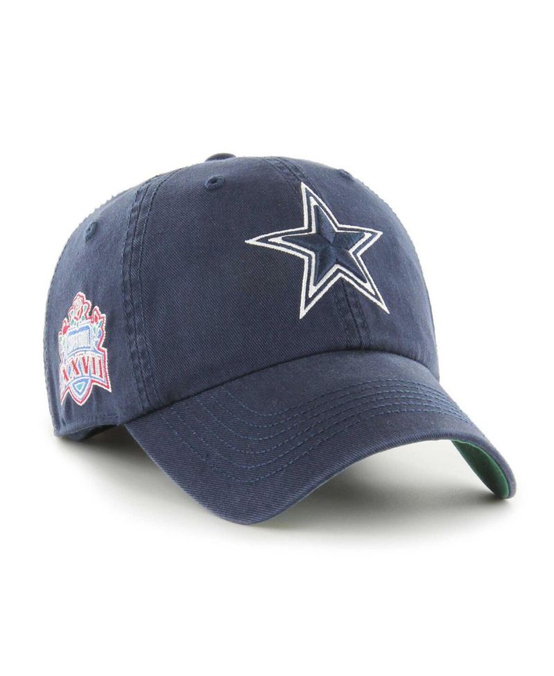 Men's Navy Dallas Cowboys Sure Shot Franchise Fitted Hat