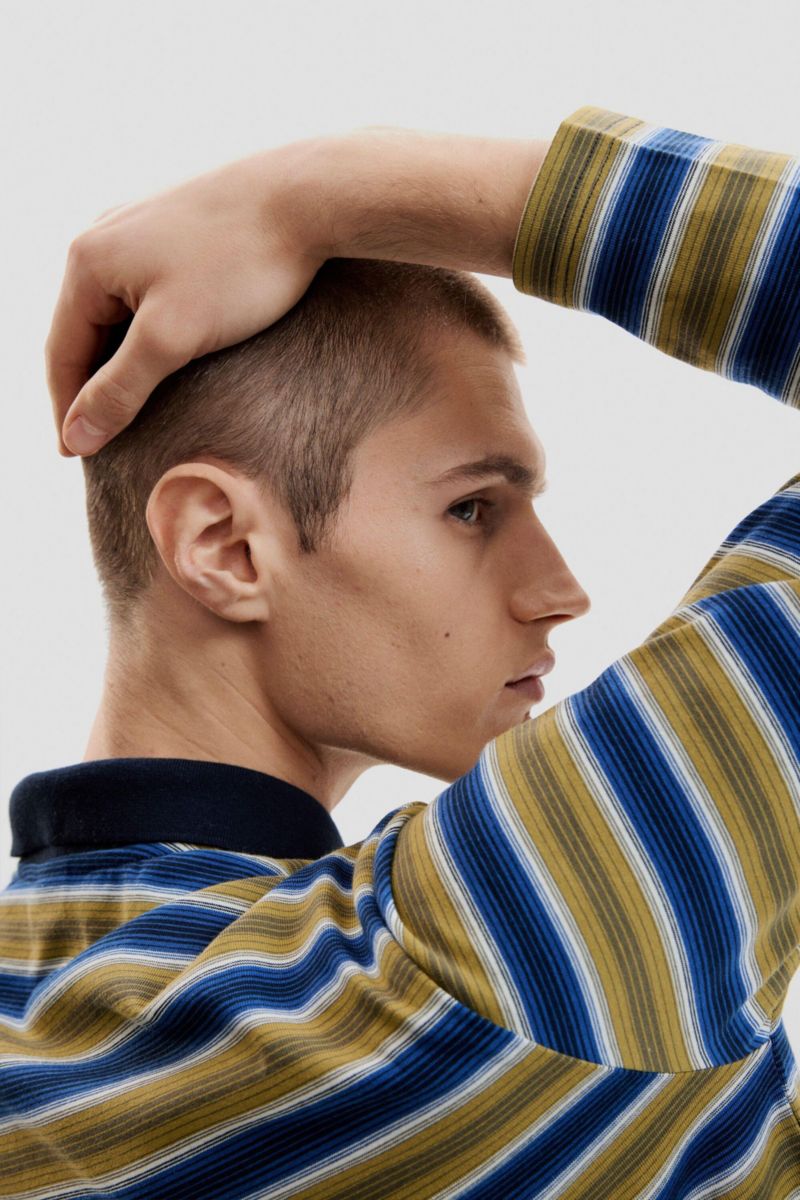 Men's Striped polo t-shirt