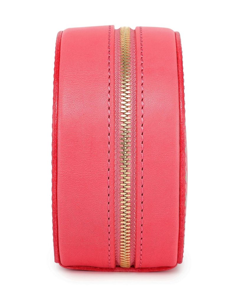 Leather Jewelry Box - Round