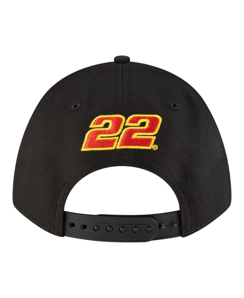 Men's Black Joey Logano Pennzoil 9FORTY M-Crown Adjustable Hat