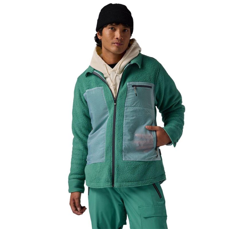 Men's Wander Pile-Fleece Shirt Jacket- Fleece Jackets