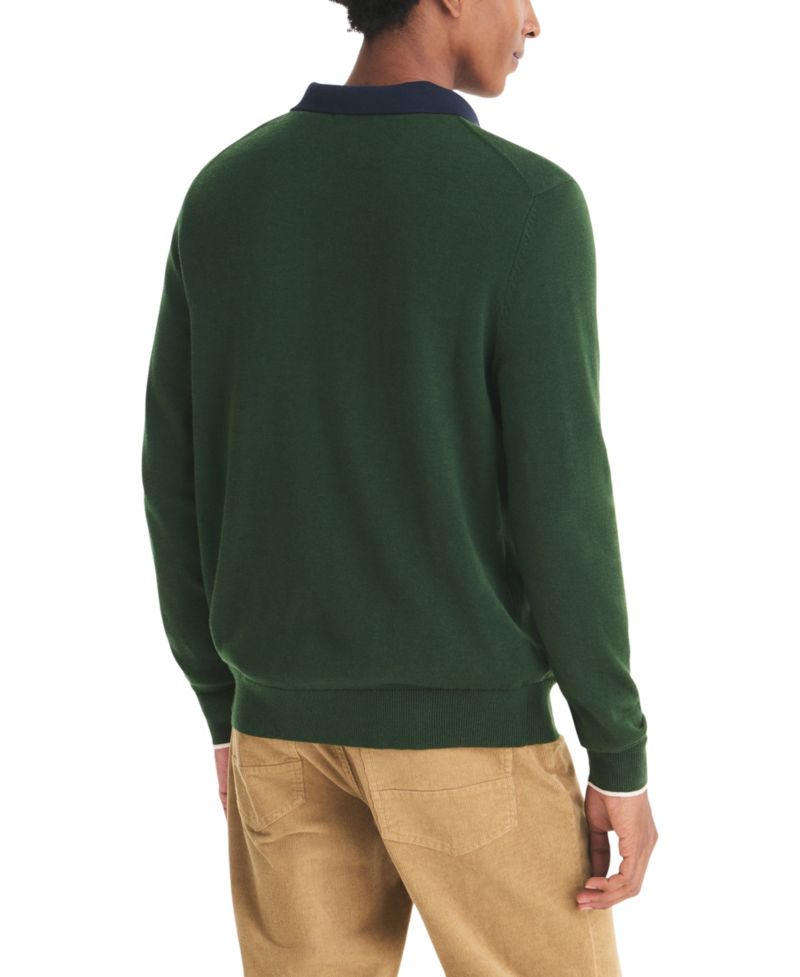 Men's Dog Intarsia Crewneck Sweater