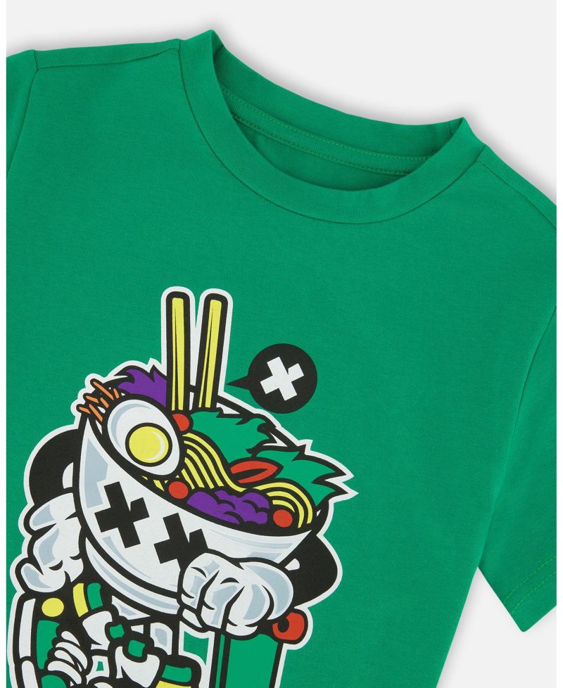 Toddler Boys Toddler/Child Cotton Jersey Printed T Shirt