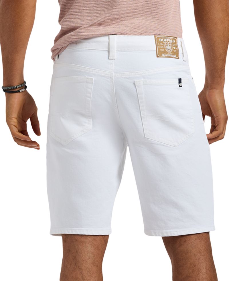 Men's Dean Relaxed-Straight Fit Stretch Knit 10.5" Denim Shorts